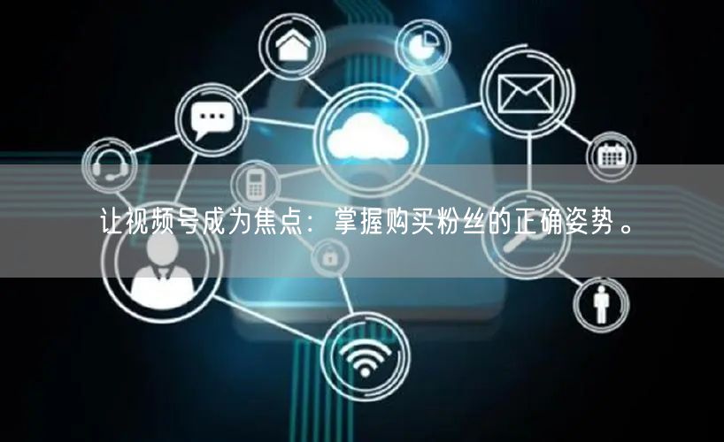 让视频号成为焦点：掌握购买粉丝的正确姿势。