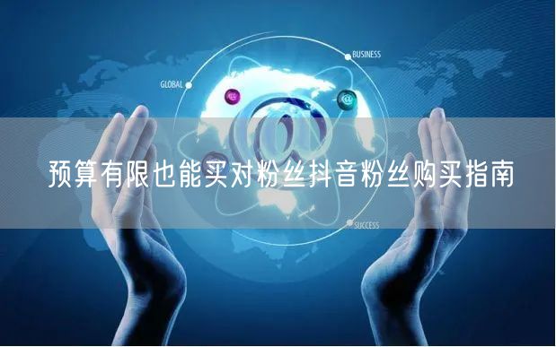 预算有限也能买对粉丝抖音粉丝购买指南